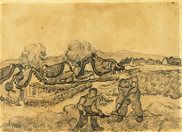  文森特·威廉·梵高  Vincent Willen Van Gogh —— 房屋与农民